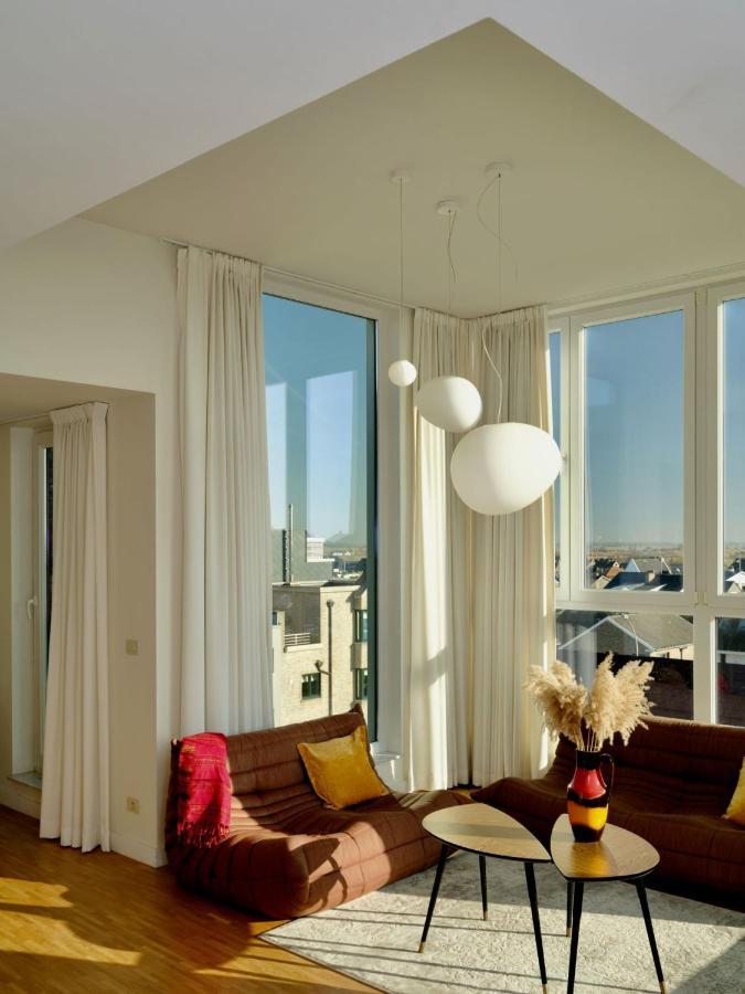 Апартаменты Stijlvolle En Lichtrijke Design Penthouse Met Prachtig Uitzicht Te Wenduine Де-Хаан Экстерьер фото