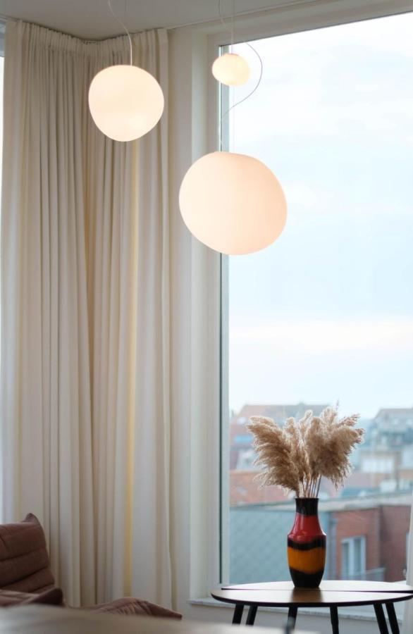 Апартаменты Stijlvolle En Lichtrijke Design Penthouse Met Prachtig Uitzicht Te Wenduine Де-Хаан Экстерьер фото