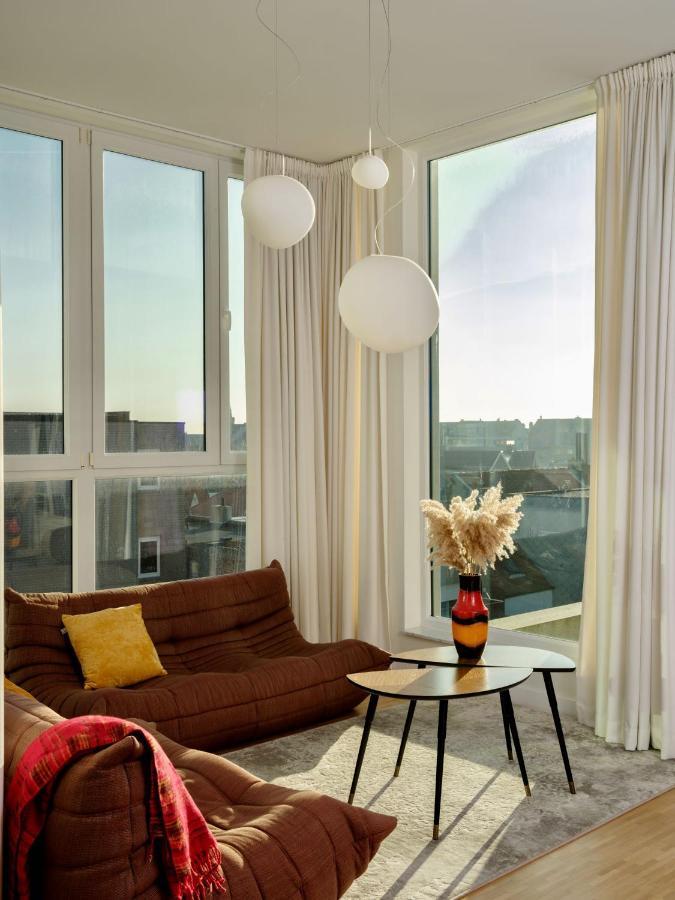 Апартаменты Stijlvolle En Lichtrijke Design Penthouse Met Prachtig Uitzicht Te Wenduine Де-Хаан Экстерьер фото