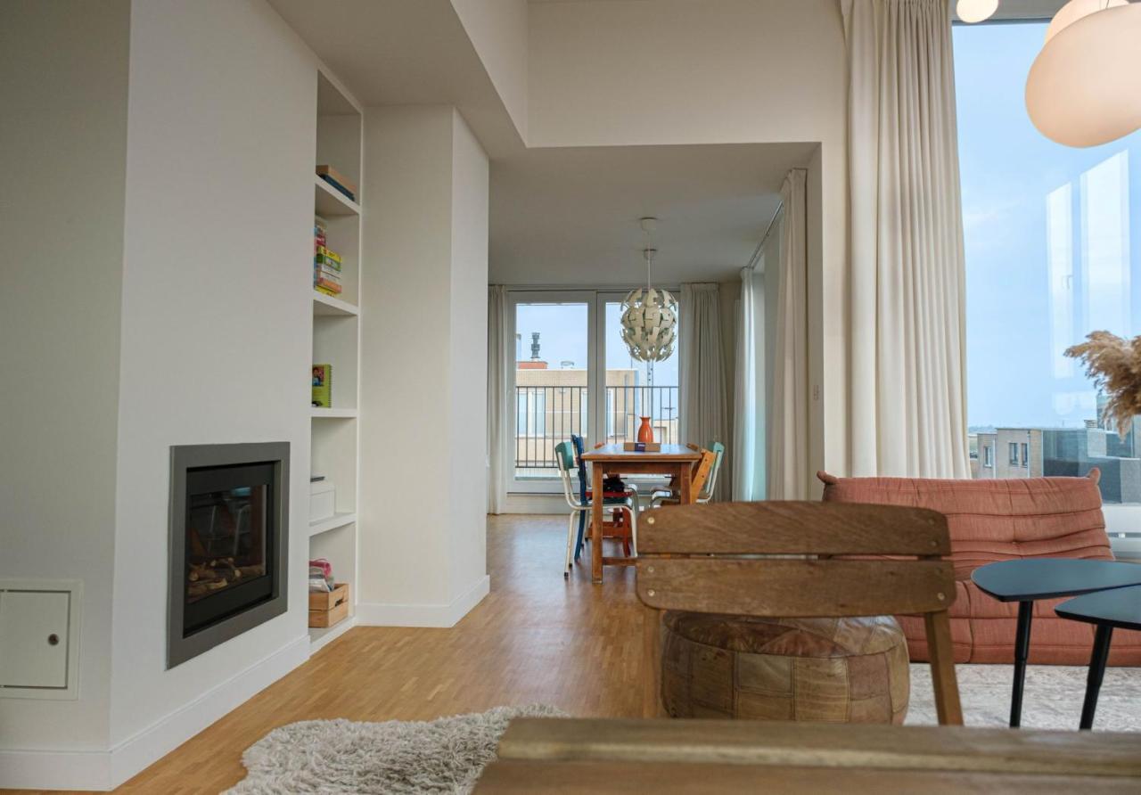 Апартаменты Stijlvolle En Lichtrijke Design Penthouse Met Prachtig Uitzicht Te Wenduine Де-Хаан Экстерьер фото